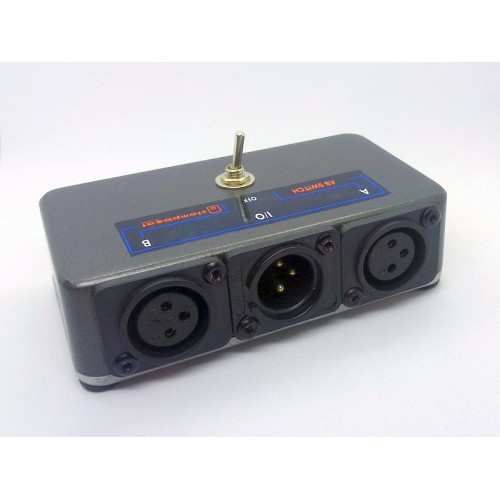 XLR AB Switch with both OFF feature Popless
